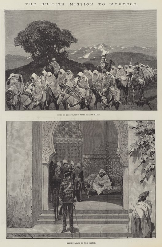 A missão britânica a Marrocos de Richard Caton Woodville junior