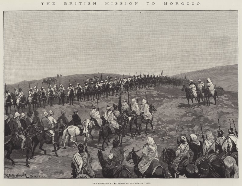 A missão britânica a Marrocos de Richard Caton Woodville junior