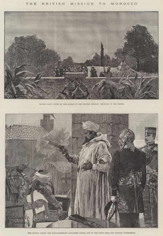A missão britânica a Marrocos de Richard Caton Woodville junior