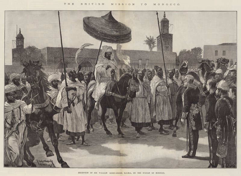 A missão britânica a Marrocos de Richard Caton Woodville junior