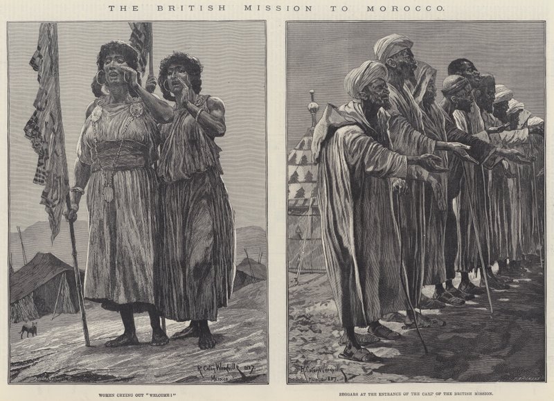 A missão britânica a Marrocos de Richard Caton Woodville junior
