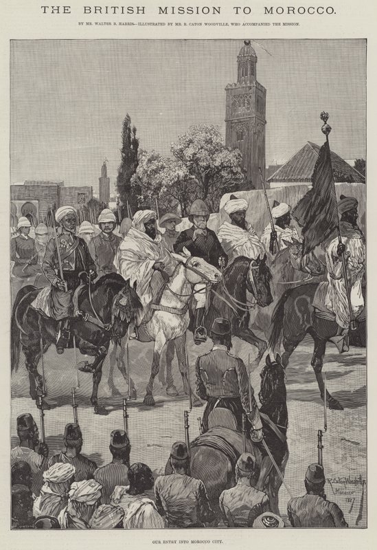 A missão britânica a Marrocos de Richard Caton Woodville junior
