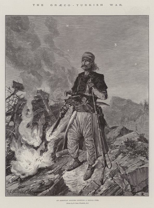 A guerra greco-turca de Richard Caton Woodville junior