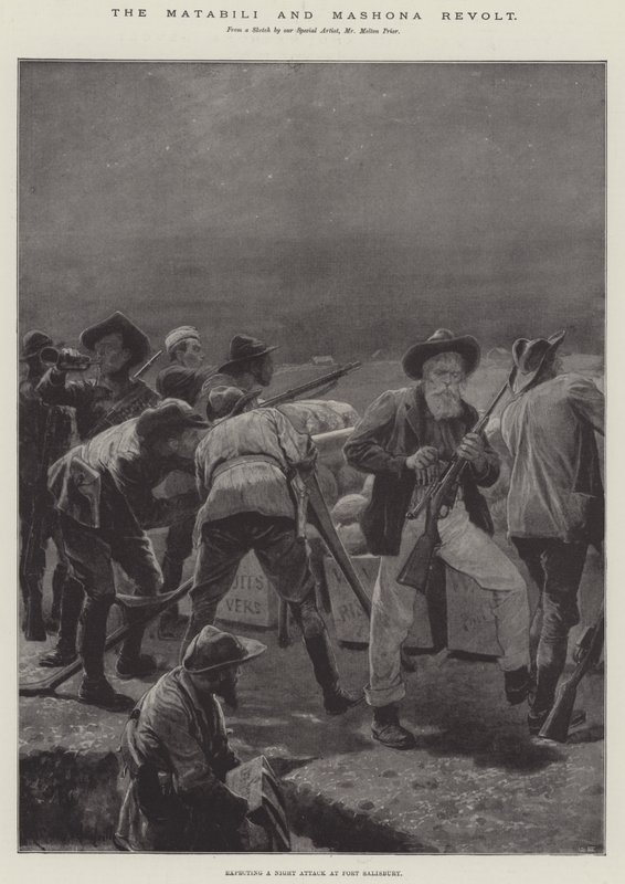 A revolta de Matabili e Mashona de Richard Caton Woodville junior
