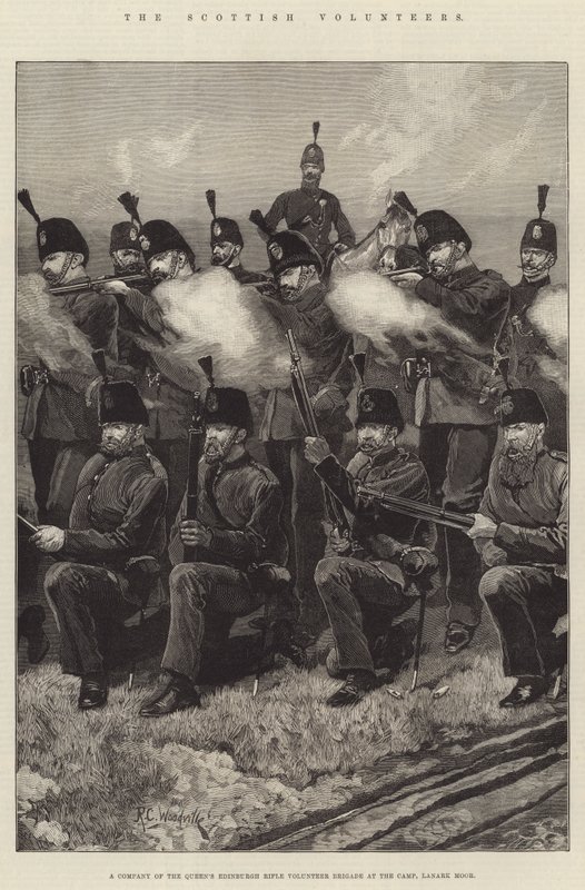 Voluntários escoceses de Richard Caton Woodville junior