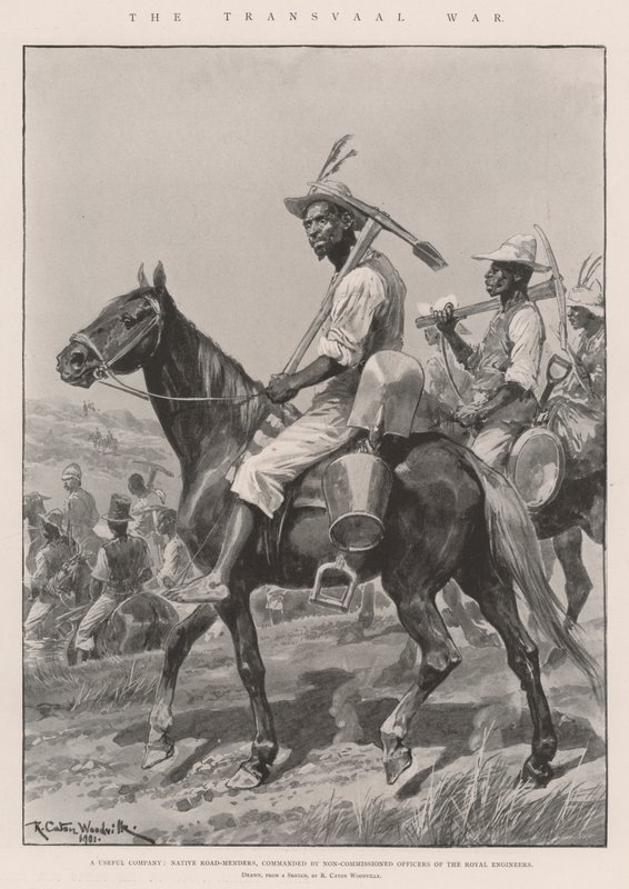 A guerra do Transvaal de Richard Caton Woodville junior