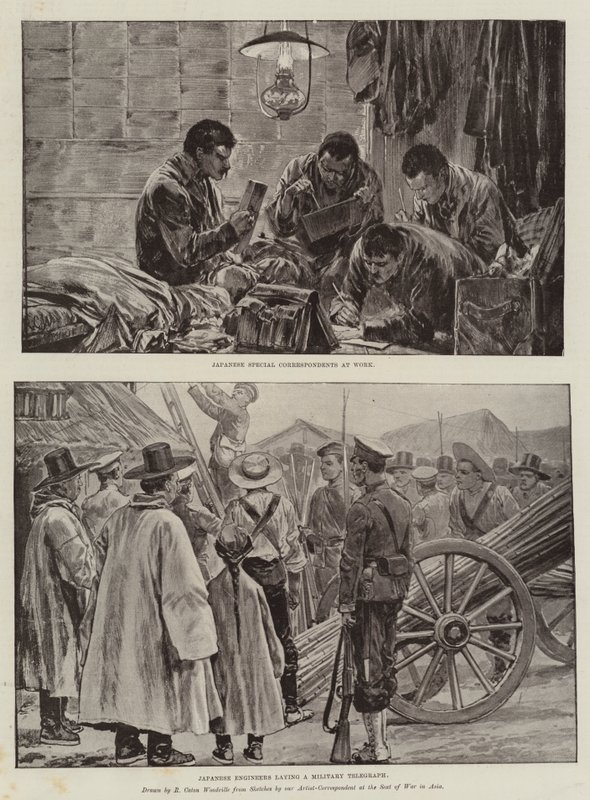 A guerra na Ásia Oriental de Richard Caton Woodville junior