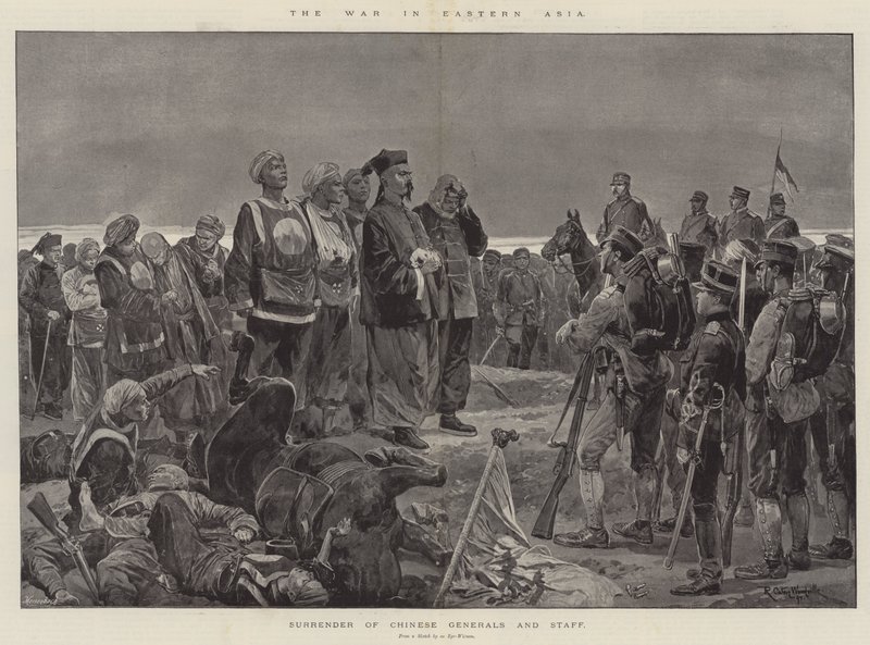 A guerra na Ásia Oriental de Richard Caton Woodville junior