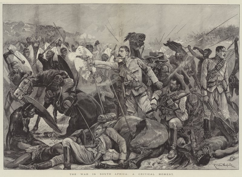A guerra na África do Sul, um momento crítico de Richard Caton Woodville junior