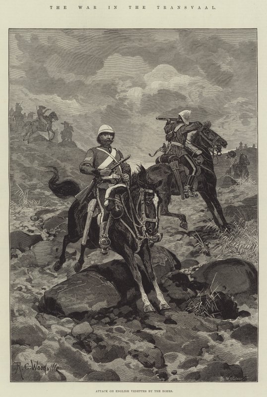 A guerra no Transvaal de Richard Caton Woodville junior