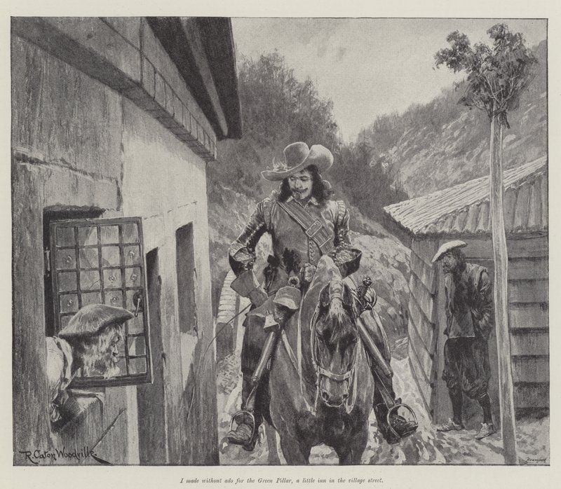 Sob o manto vermelho, por Stanley J Weyman de Richard Caton Woodville junior