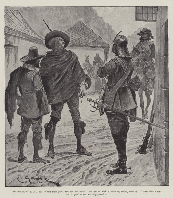 Sob o manto vermelho, por Stanley J Weyman de Richard Caton Woodville junior