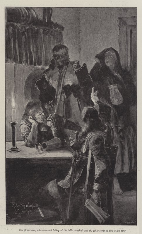 Sob o manto vermelho, por Stanley J Weyman de Richard Caton Woodville junior