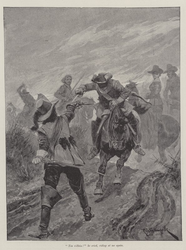 Sob o manto vermelho, por Stanley J Weyman de Richard Caton Woodville junior