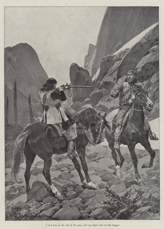 Sob o manto vermelho, por Stanley J Weyman de Richard Caton Woodville junior