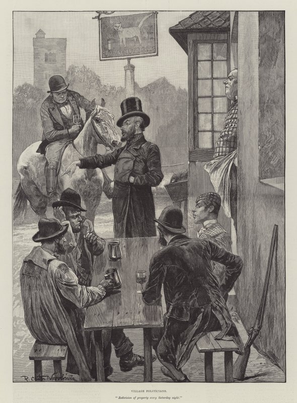 Políticos da Aldeia de Richard Caton Woodville junior