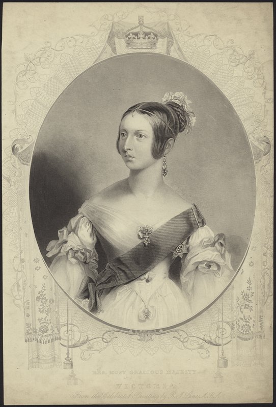 Retrato da rainha victoria de Richard James Lane