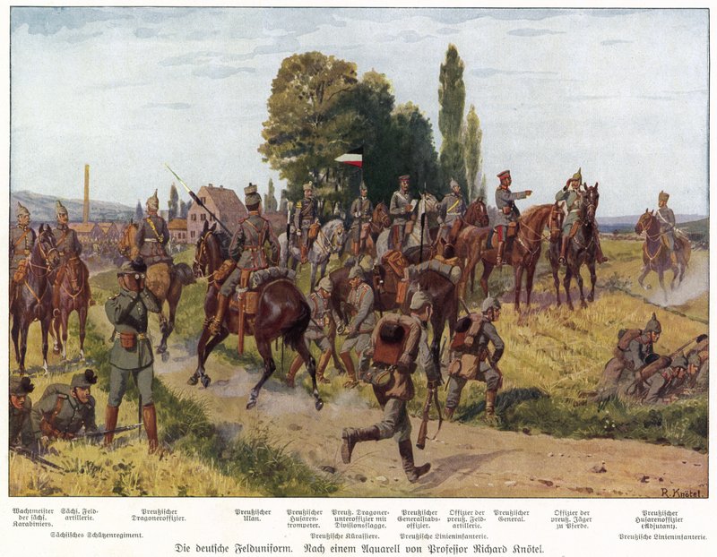 Uniformes de campo alemães de Richard Knoetel