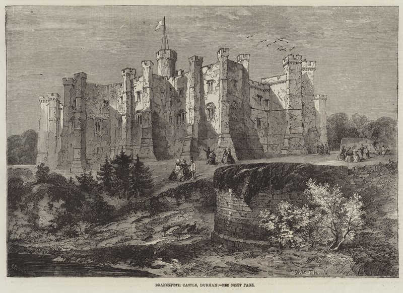 Castelo Brancepeth, Durham de Richard Principal Leitch