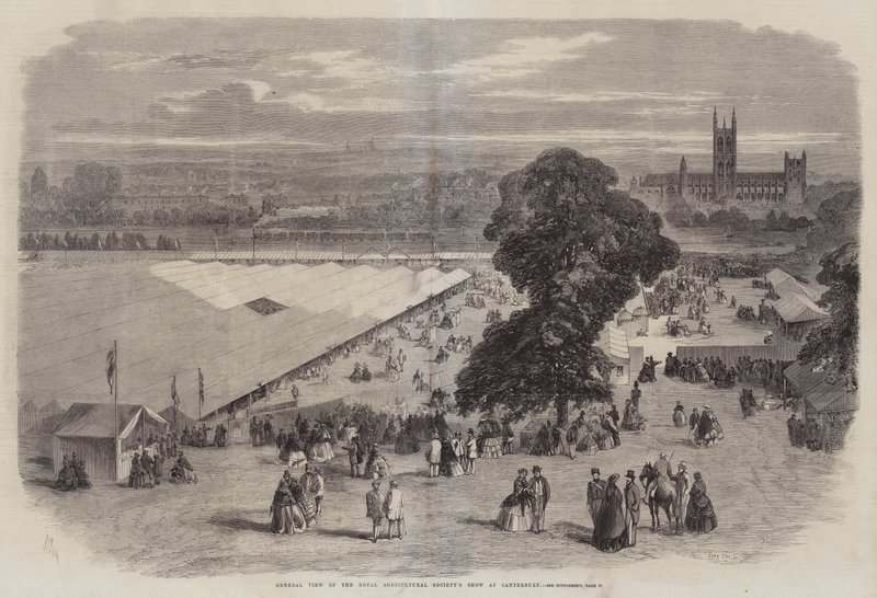 Visão geral do show da Royal Agricultural Society em Canterbury de Richard Principal Leitch