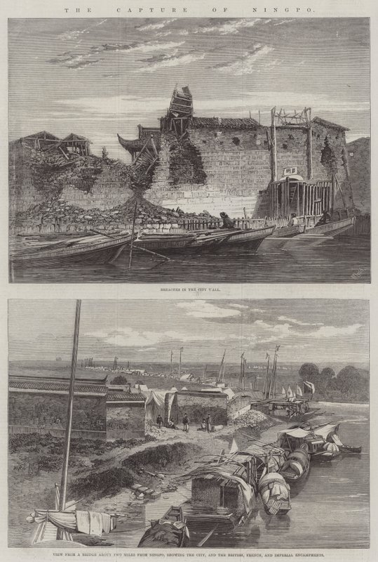 A captura de Ningpo de Richard Principal Leitch