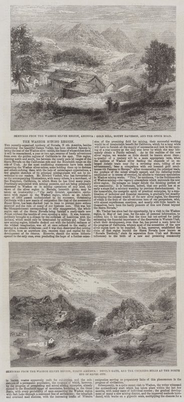 A região de mineração de Washoe de Richard Principal Leitch