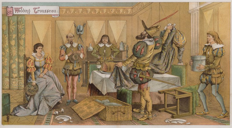 Ilustração para A Domesticação da Musa (chromolitho) de Richard Andre