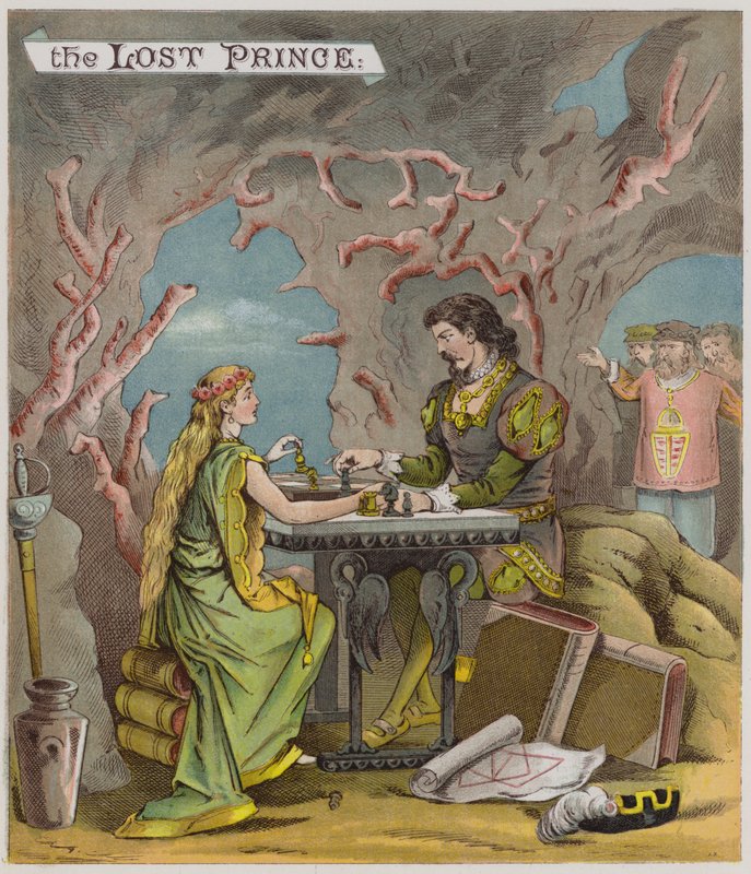 Ilustração para The Tempest (chromolitho) de Richard Andre
