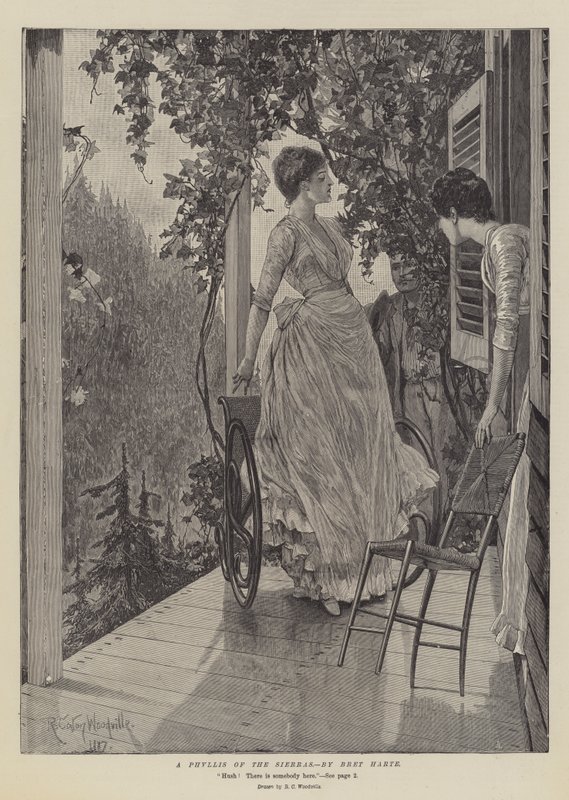 Uma Phyllis das Serras, de Bret Harte de Richard Caton Woodville junior