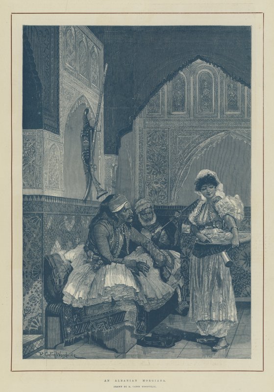Uma morgiana albanesa de Richard Caton Woodville junior