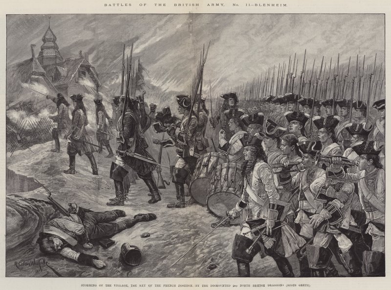Batalhas do Exército Britânico, Blenheim de Richard Caton Woodville junior