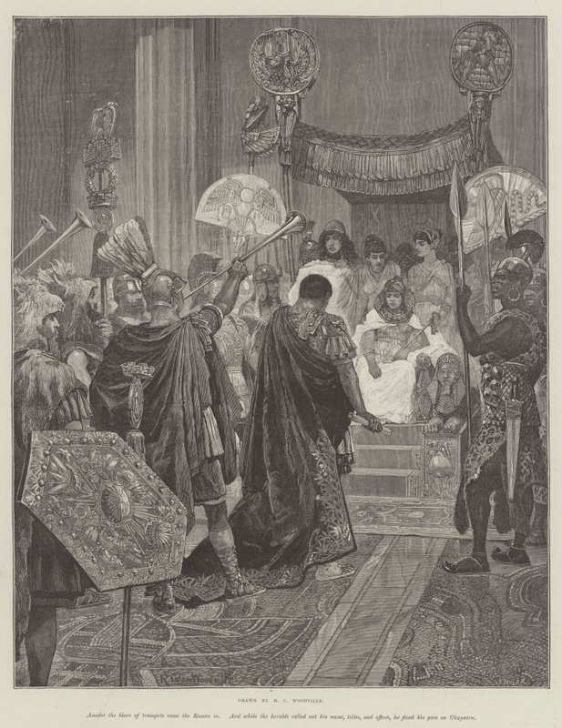 Cleópatra, por H Rider Haggard de Richard Caton Woodville junior