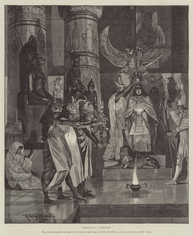 Cleópatra, por H Rider Haggard de Richard Caton Woodville junior