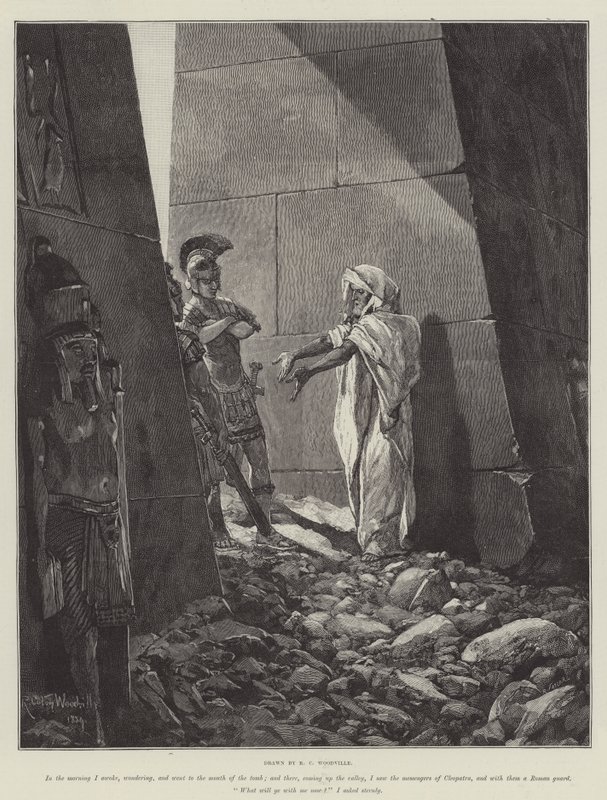 Cleópatra, por H Rider Haggard de Richard Caton Woodville junior