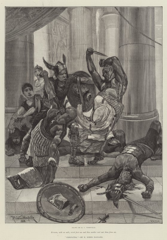 Cleópatra, por H Rider Haggard de Richard Caton Woodville junior