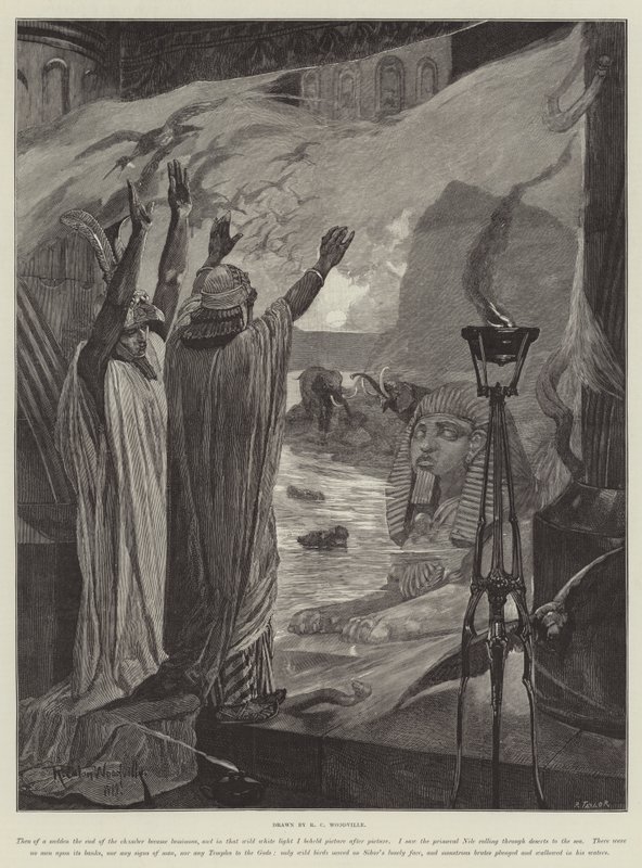 Cleópatra, por H Rider Haggard de Richard Caton Woodville junior