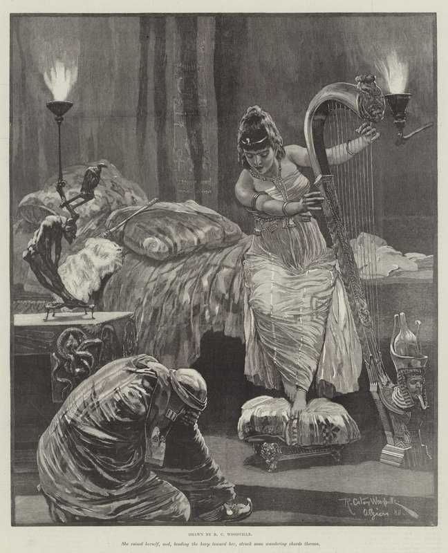 Cleópatra, por H Rider Haggard de Richard Caton Woodville junior