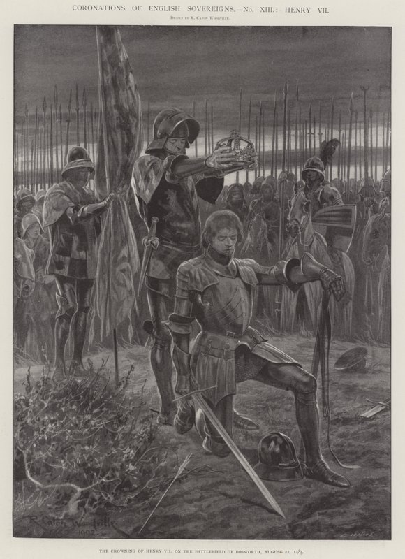 Coroações dos soberanos ingleses, Henrique VII de Richard Caton Woodville junior