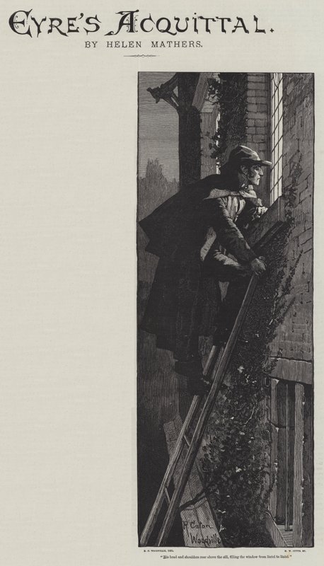 Eyre&39;s Acquittal, de Helen Mathers de Richard Caton Woodville junior