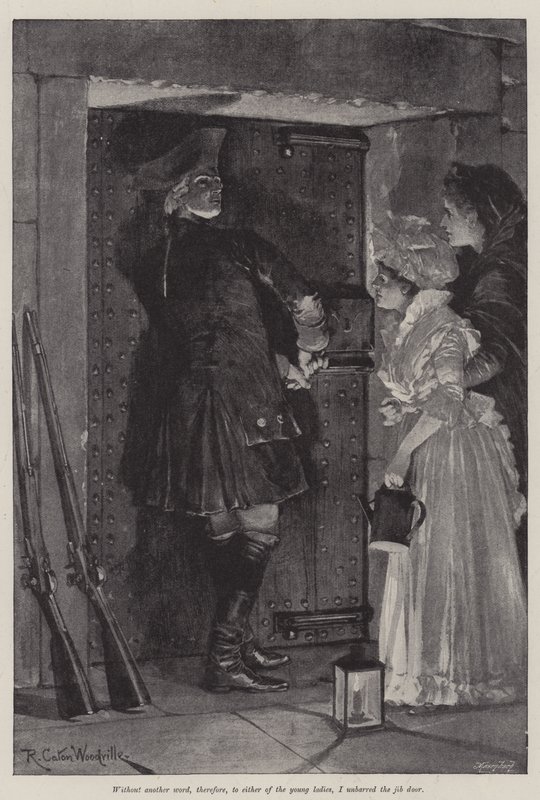 Ilustração para um coronel do Império, por Emily Lawless de Richard Caton Woodville junior