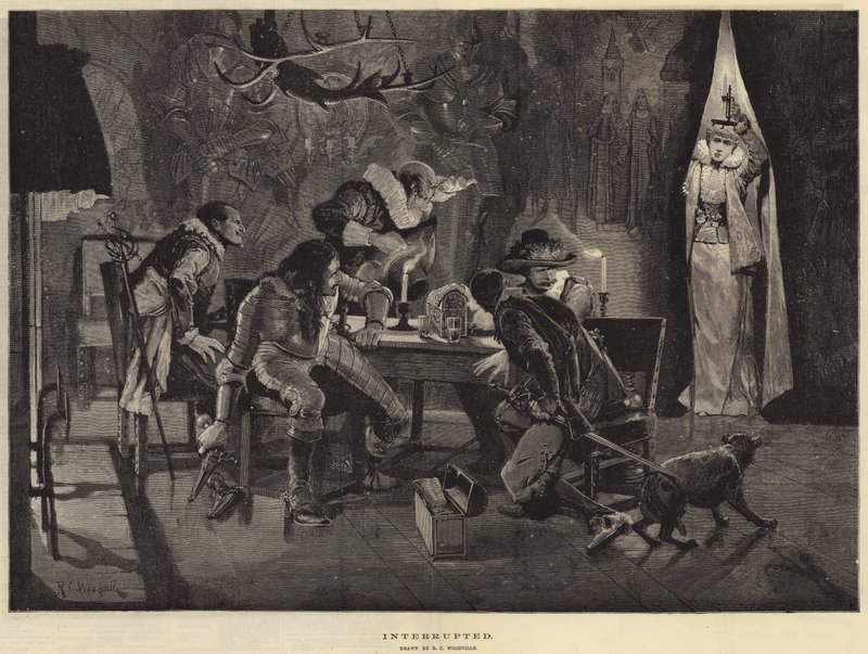 Interrompido de Richard Caton Woodville junior