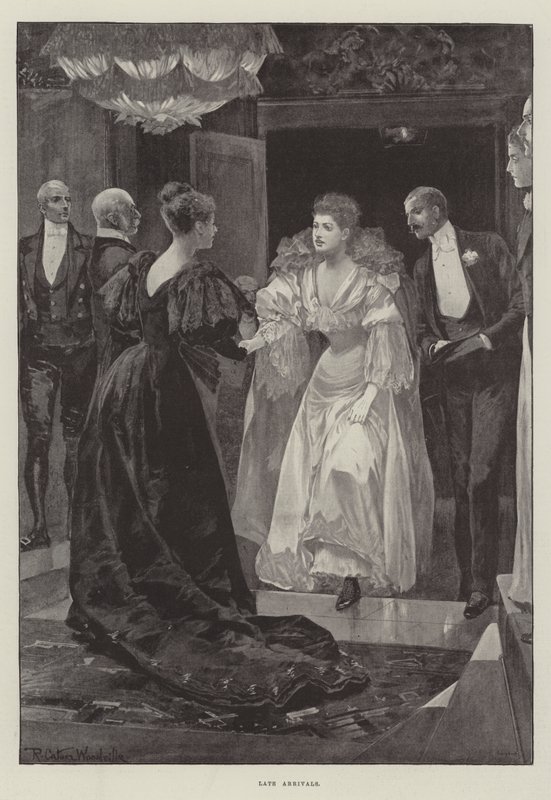 Chegadas tardias de Richard Caton Woodville junior
