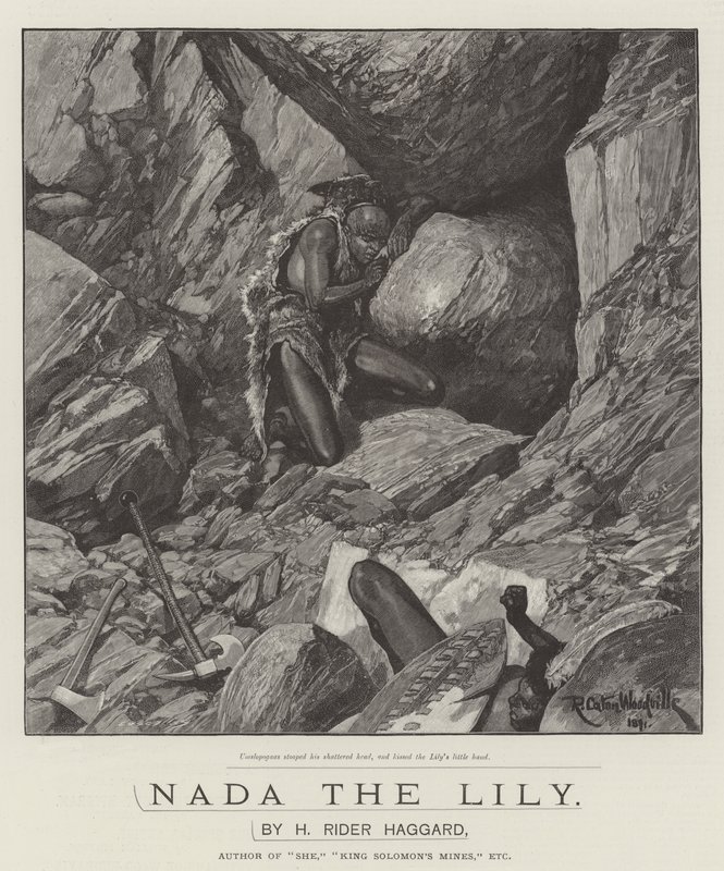 Nada o lírio, por H Rider Haggard de Richard Caton Woodville junior