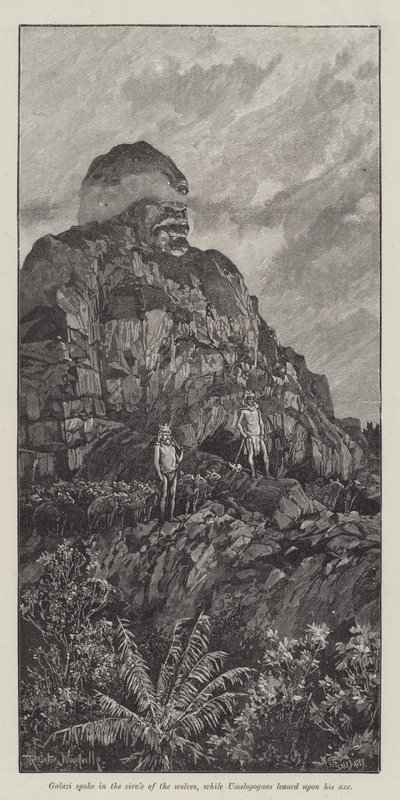 Nada o lírio, por H Rider Haggard de Richard Caton Woodville junior