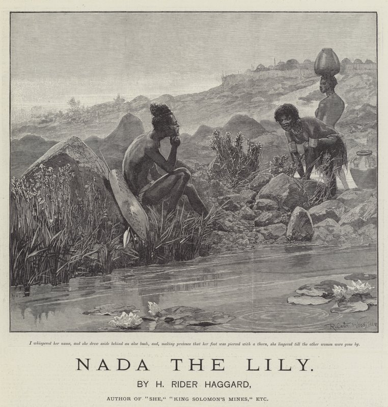 Nada o lírio, por H Rider Haggard de Richard Caton Woodville junior