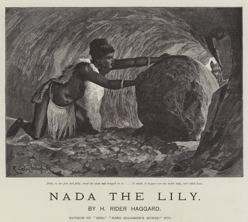 Nada o lírio, por H Rider Haggard de Richard Caton Woodville junior