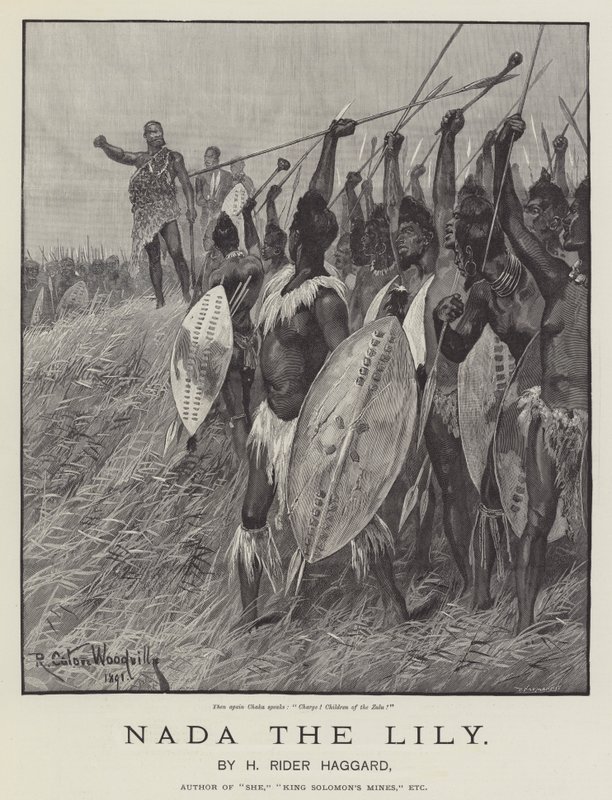 Nada o lírio, por H Rider Haggard de Richard Caton Woodville junior