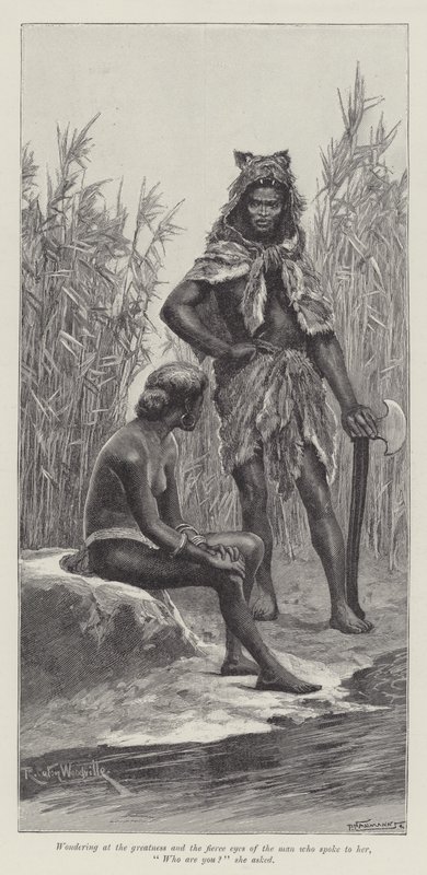 Nada o lírio, por H Rider Haggard de Richard Caton Woodville junior
