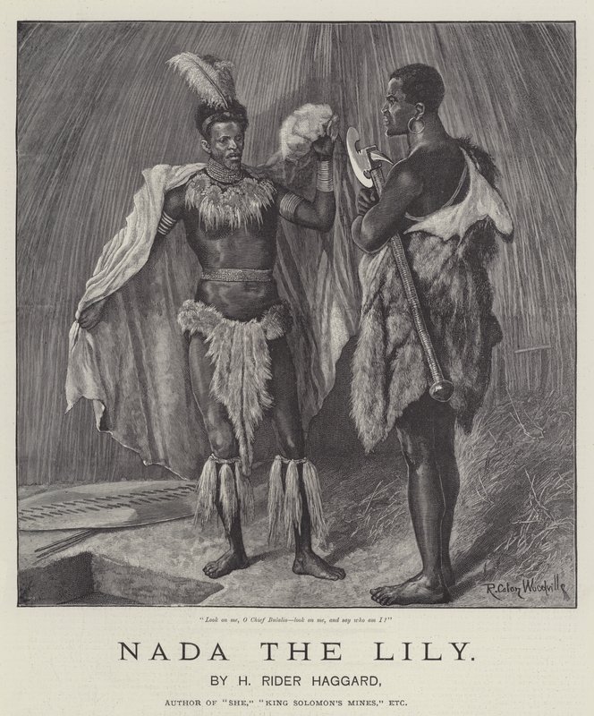 Nada o lírio, por H Rider Haggard de Richard Caton Woodville junior