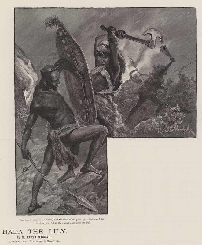 Nada o lírio, por H Rider Haggard de Richard Caton Woodville junior